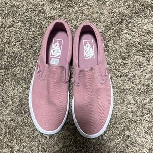 Vans women’s classic canvas slip on shoes